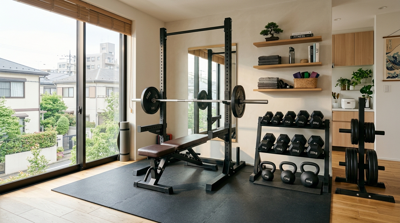 dumbbellのホームジムセットアップ