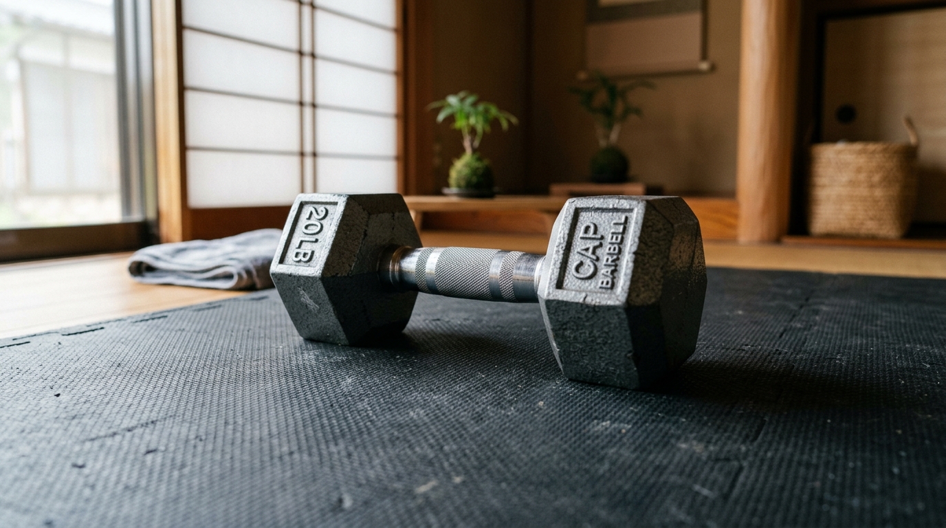 dumbbellのクローズアップ
