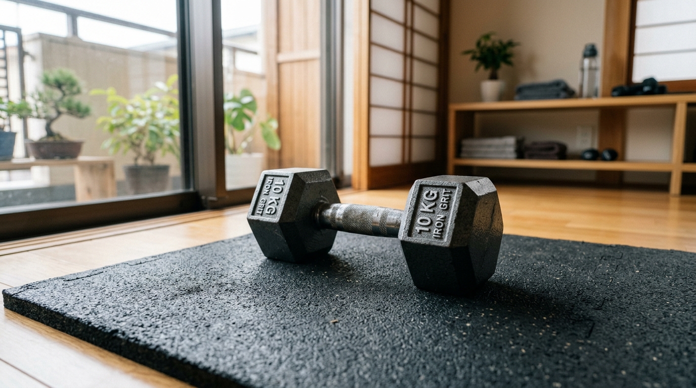 dumbbellのクローズアップ