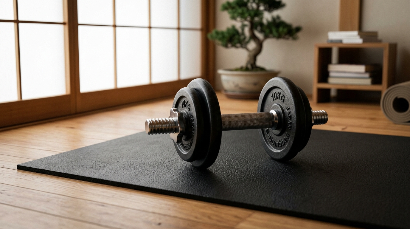 dumbbellのクローズアップ