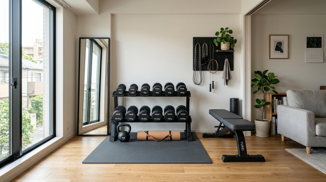 dumbbellのホームジムセットアップ