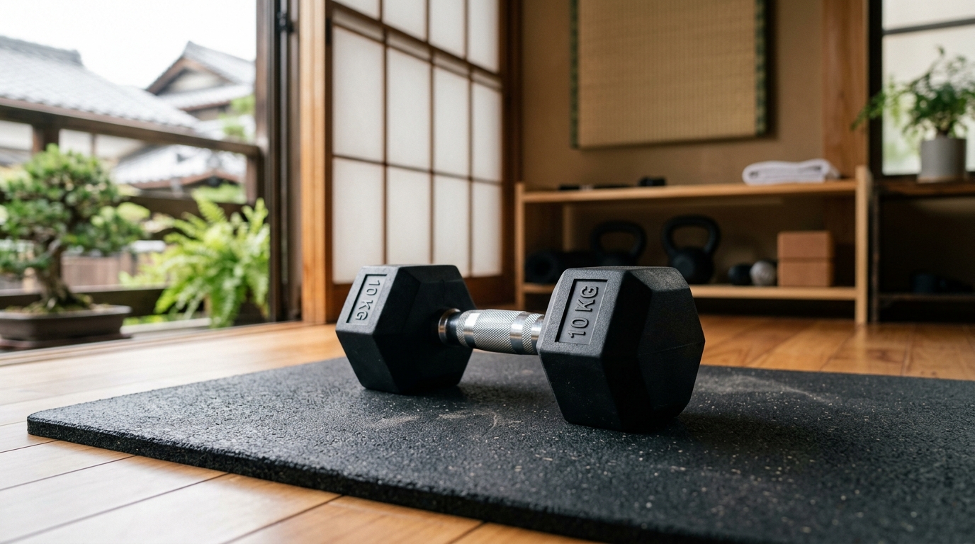 dumbbellのクローズアップ