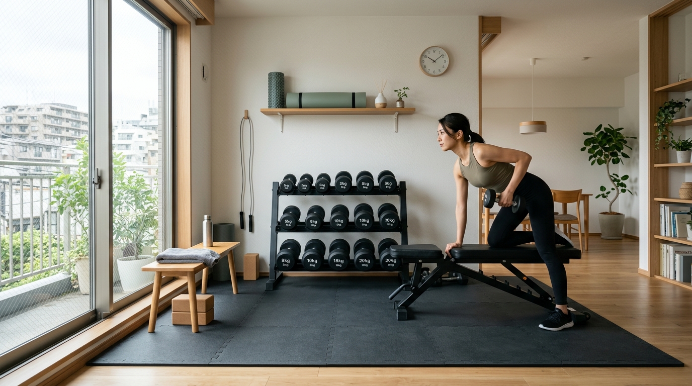 dumbbellのホームジムセットアップ