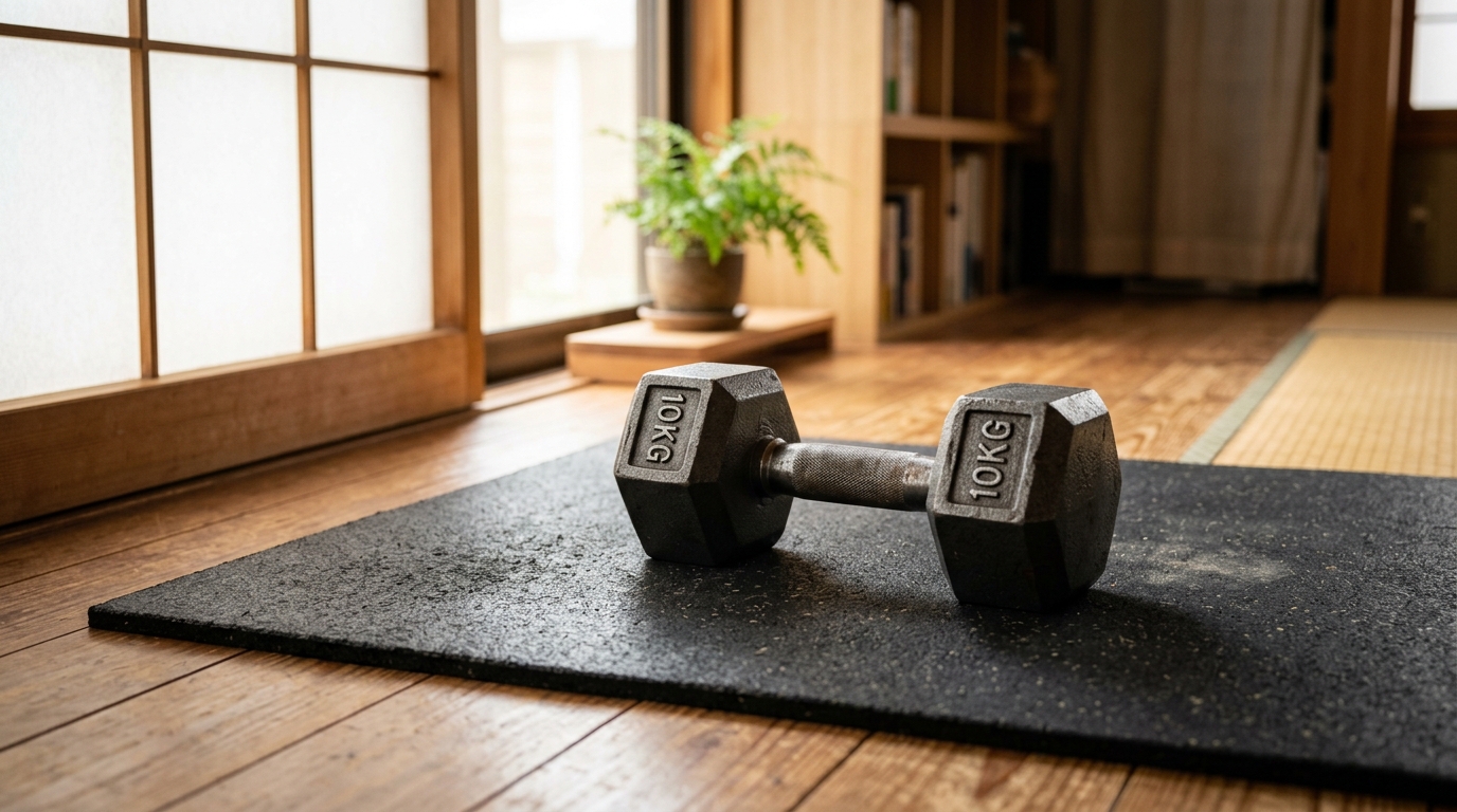 dumbbellのクローズアップ
