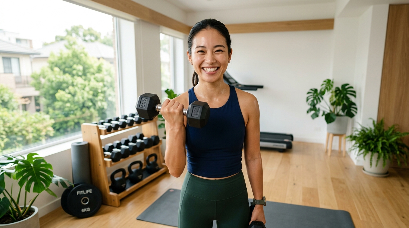 dumbbellのホームジムセットアップ