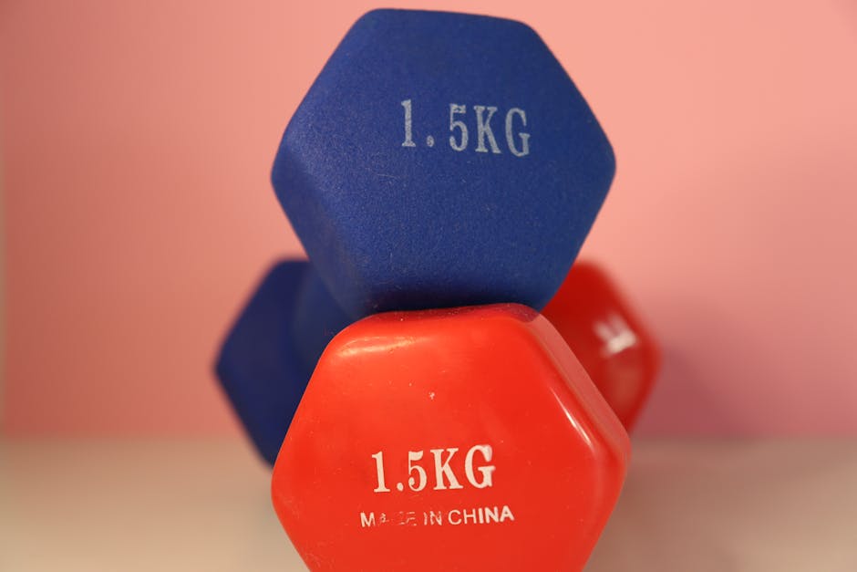 dumbbell set fitness equipment