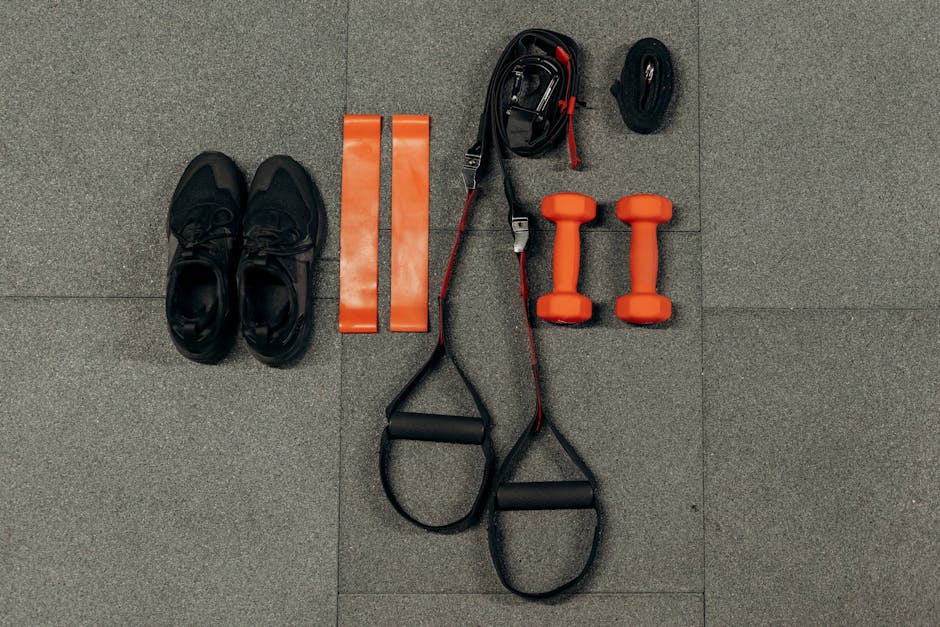 rubber dumbbell fitness